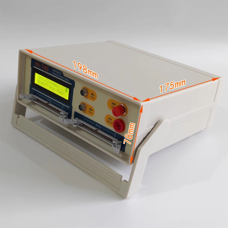 Hi-T40 Dây Thử Nghiệm Máy Tính Liên Tục Toàn Diện Bút Thử Điện Cáp USB On-Off Ngắn Mạch Đổi Hướng Sai Đầu Báo