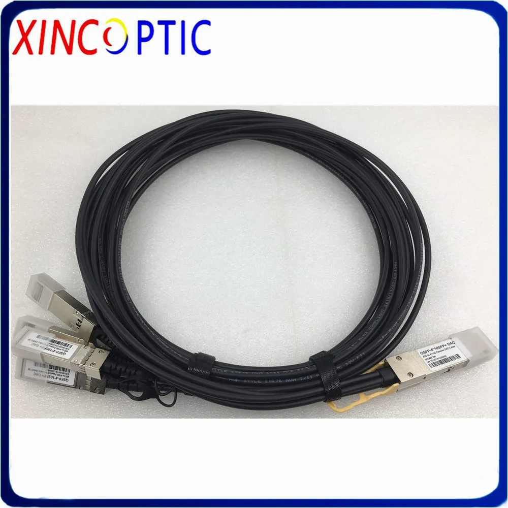 

40G QSFP+ to 4SFP+ 3M DAC Cable, 40G QSFP+ to 4SFP+ 30AWG Passive Direct Attach Copper Twinax Cable