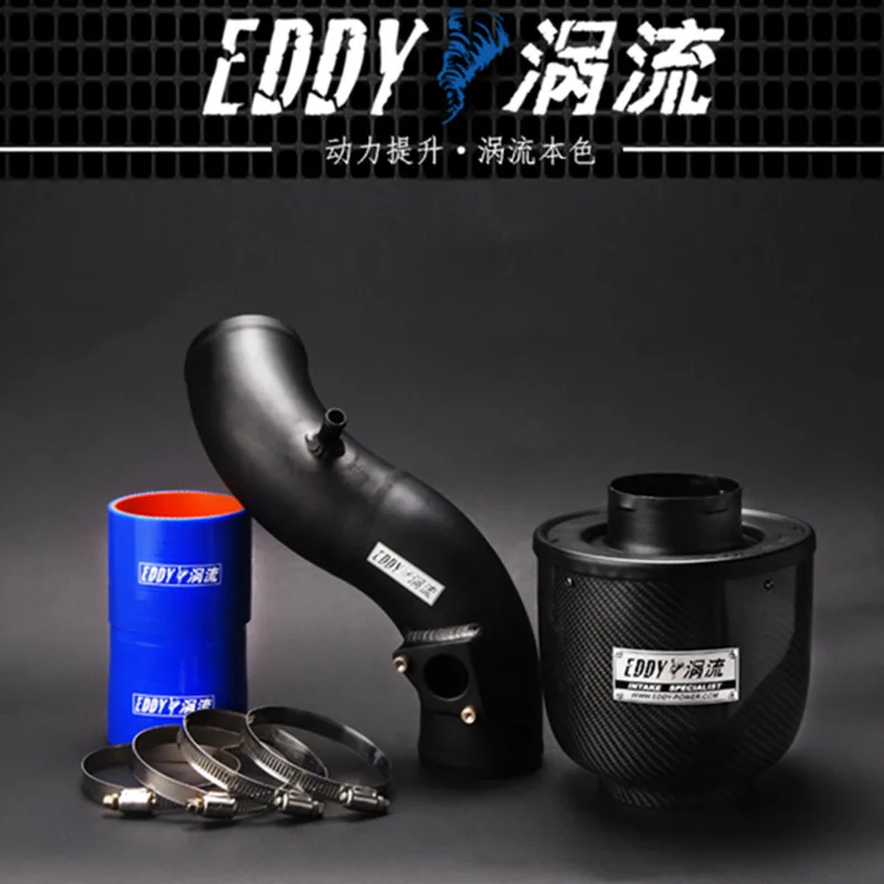 EDDY Intake System Air Intake Pipe & Carbon Fiber Air Filter for Honda Accord 2.4L 2008-2013 Car Engine Parts Accessories