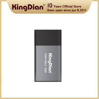 Free Shipping Kingdian Portable SSD 120GB/250GB AHCI Protocol 400MB/S Type-C TO USB3.0 External Hard Drive SSD