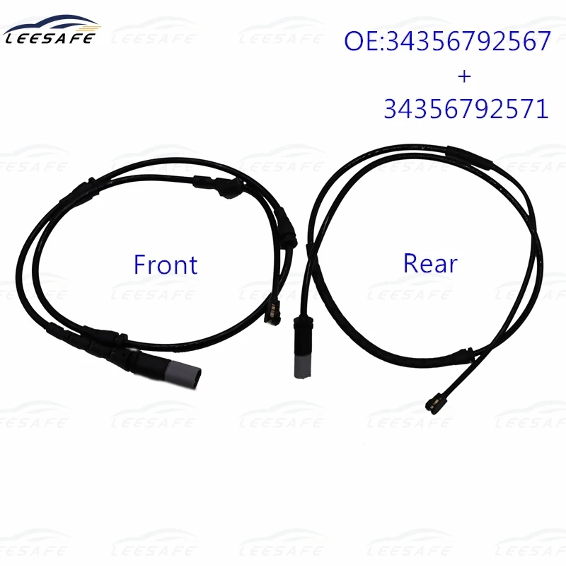 Front + Rear Brake Pad Sensor for BMW X5 E70 F15 F85 X6 E71 E72 F16 F86 Brake Induction Line Replacement 34356792567 34356792571 