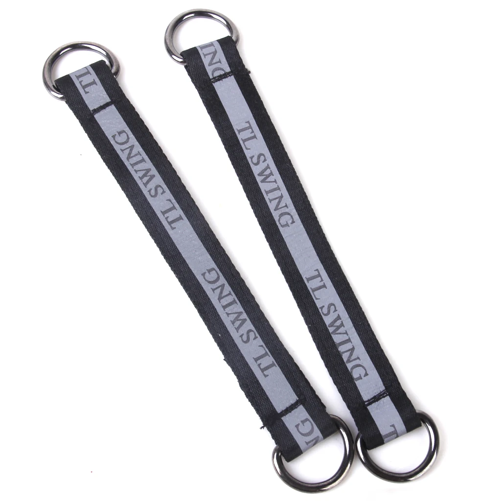 2pcs 300KG Bearing Load Hanging Belt Straps Hook for Garden Swing Set 24-64cm