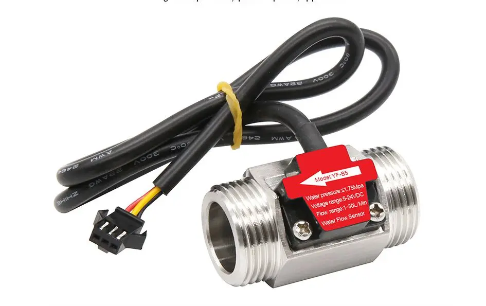 

S304 YF-B5 G3/4 Water Flow Sensor Switch 5V-24V