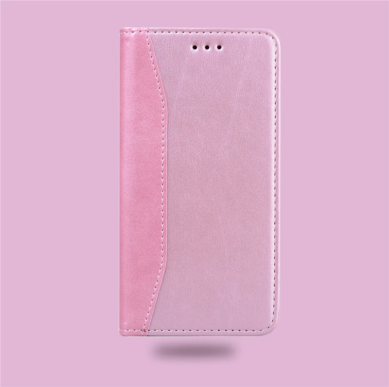 Imitation Cowhide Leather Phone Case For Samsung A10 A20 A30 A50 A70 A51 A71 S8 S9 S10 Plus S20FE Note 9 10 20 Pro Cover