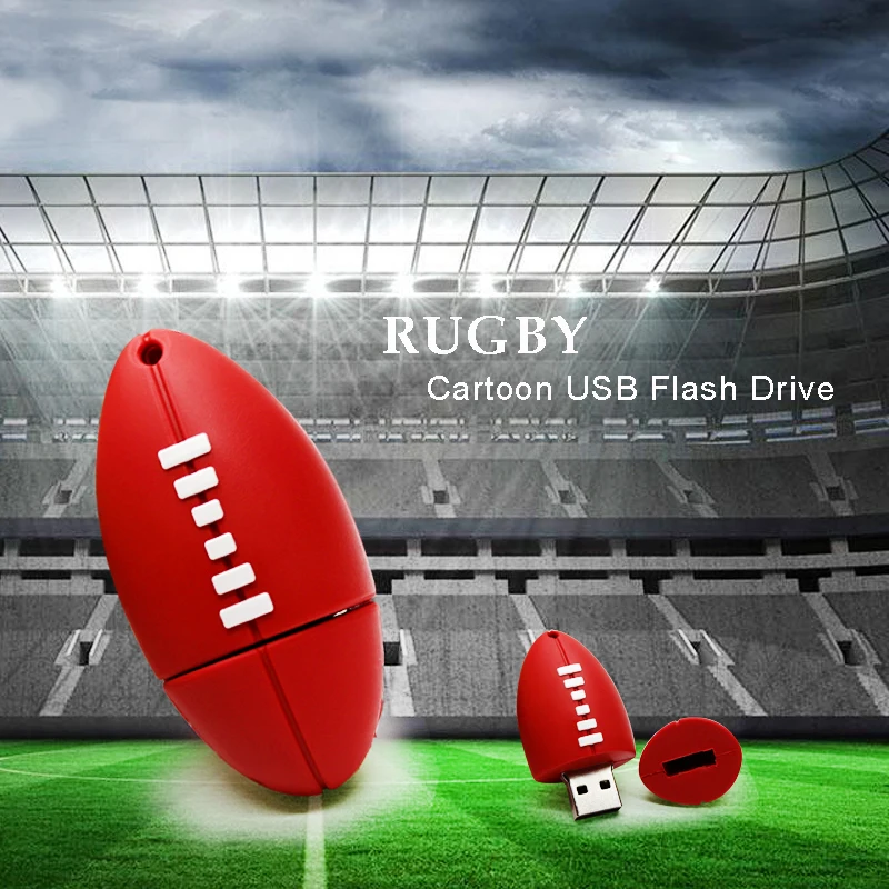 Balo Hoạt Hình Usb Đèn LED Bóng Đá Bóng Rổ Bóng Chày Bowling Bóng Bầu Dục Tennis Ổ Đĩa Flash USB Pendrive 32Gb Cle Usb dính