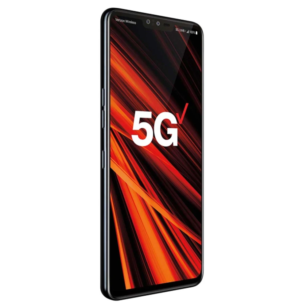 Desbloqueado original lg v50 thinq 4g lte 5g telefone celular 6.4 '6gb ram 128gb rom frente dupla triplo lg v50 thinq telefone móvel