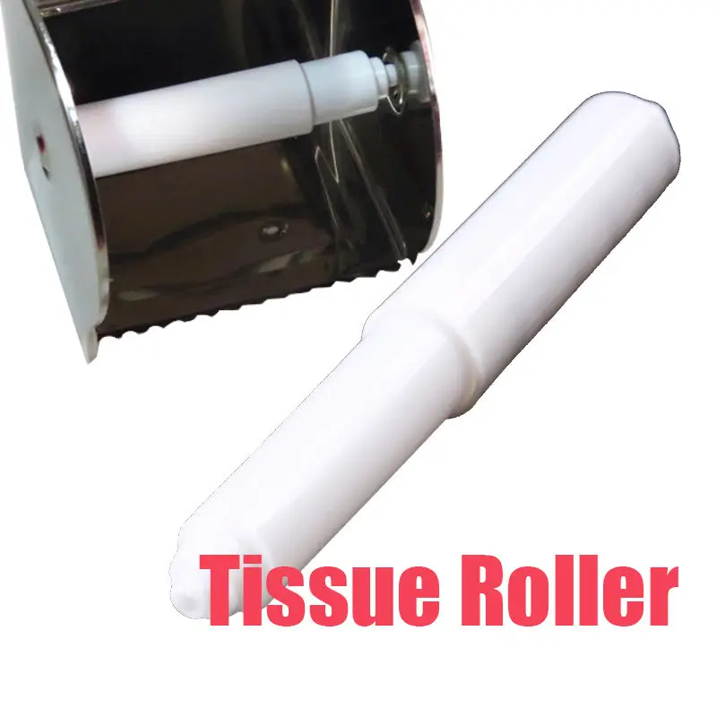 156mm Portable White Toilet Paper Roll Home Kitchen Napkin Accessories Plastic Tissue Holder Roller Insert Stand for Bathroom