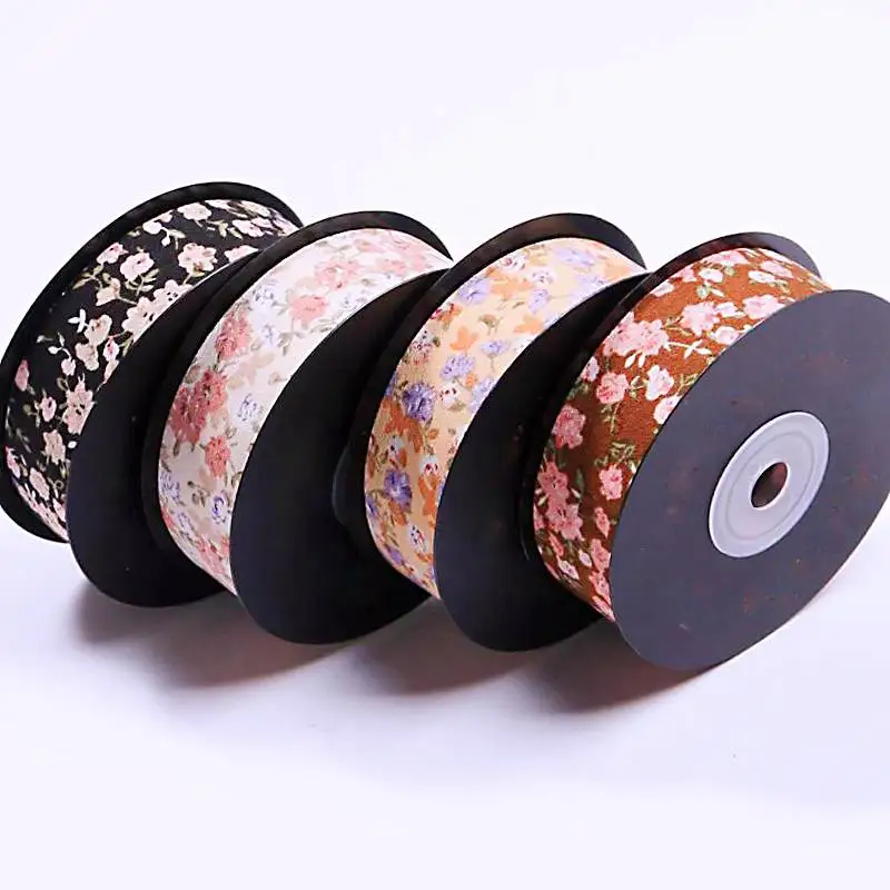 

10 Yards/25mm/40mm flower ribbon DIY handmade material Headwear Hair bow bow clothing shoes and hat accessories