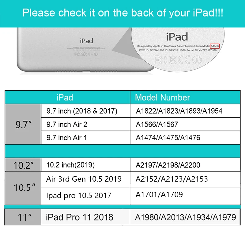 Чехол UTHAI E003 для iPad Air 2 Air 1 10,2 2019 / Pro 11 2020 / Air 3 10,5/9,7 2018 2017, чехол для iPad 6-го 7-го поколения