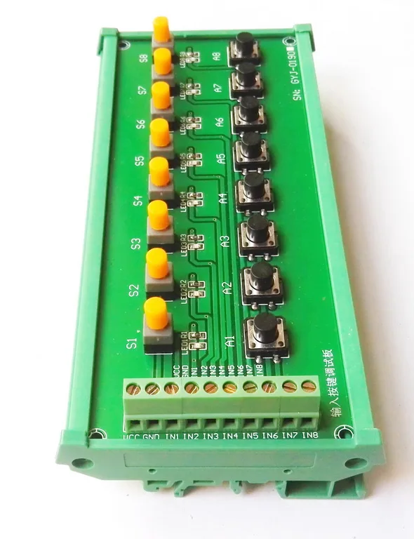 Eight-way Input Key Debugging Board Key Board Single Chip Development Input Board Key Function Board Button Board