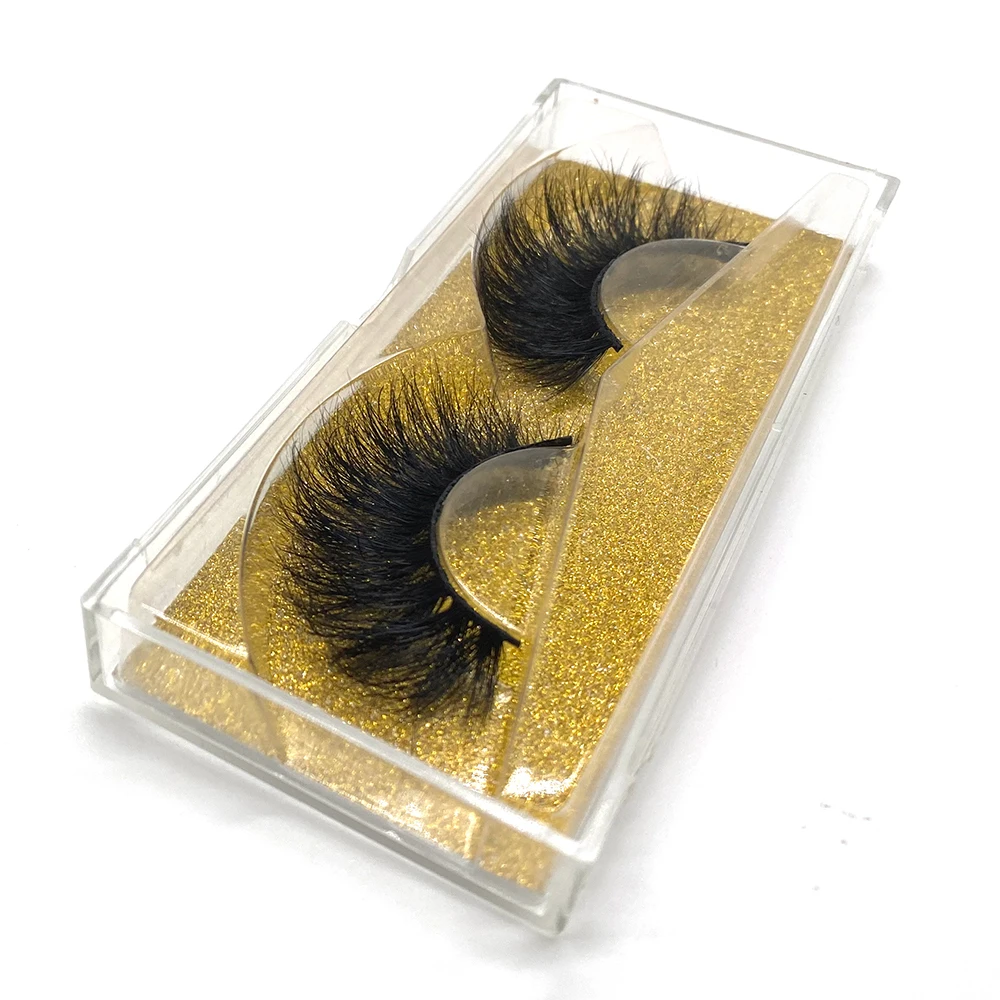 5D Mink Eyelash Handmade ทนทานสำหรับ10ครั้งธรรมชาติ Dramatic ขนตา Crisscross หนา20มม.D22