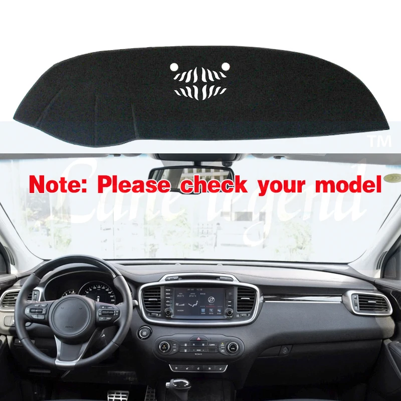 for KIA Sorento UM 2015 2016 2017 2018 2019 Anti-Slip Mat Dashboard Cover Pad Sunshade Dashmat Carpet Car Accessories