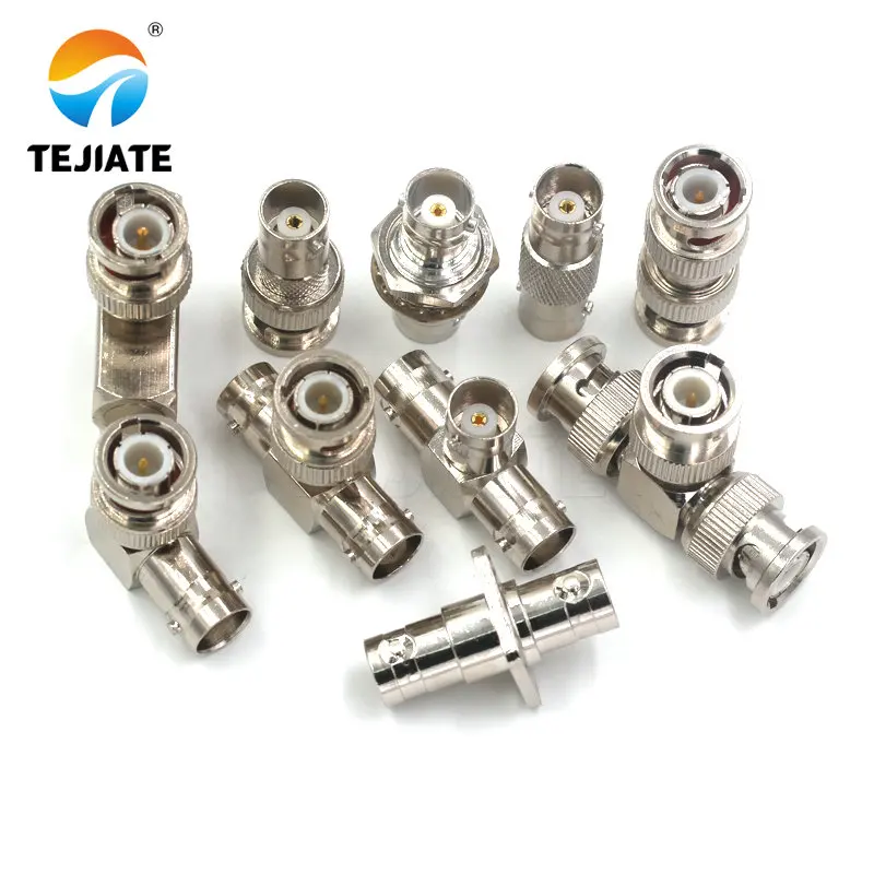 1PCS BNC Type Adapter Double Way/Three Way KKF-KKY-KK-KKK-JJJ-KJK-KKJ-JKW-JJ-JK Q9 RF Connector Male/Female Header Flange