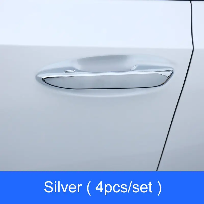 For Lexus UX UX200 UX250h 2018 2019 2020 2021 2022 Carbon Fiber Chrome Car Door Handle Cover Trim Sticker Styling Accessories