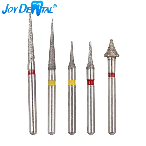 Imagen 2 del producto 5 unids/caja Dental ortodoncia Kit de esmalte interproximal fresas de diamante para pieza de mano de alta velocidad corte pulido