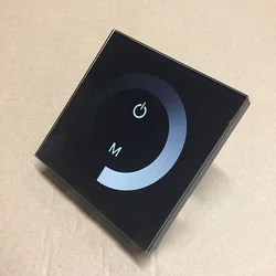 DC 12V Wall Mounted Sensitive Dimming Switch Touch Panel LED Light Dimmer Controller Switch