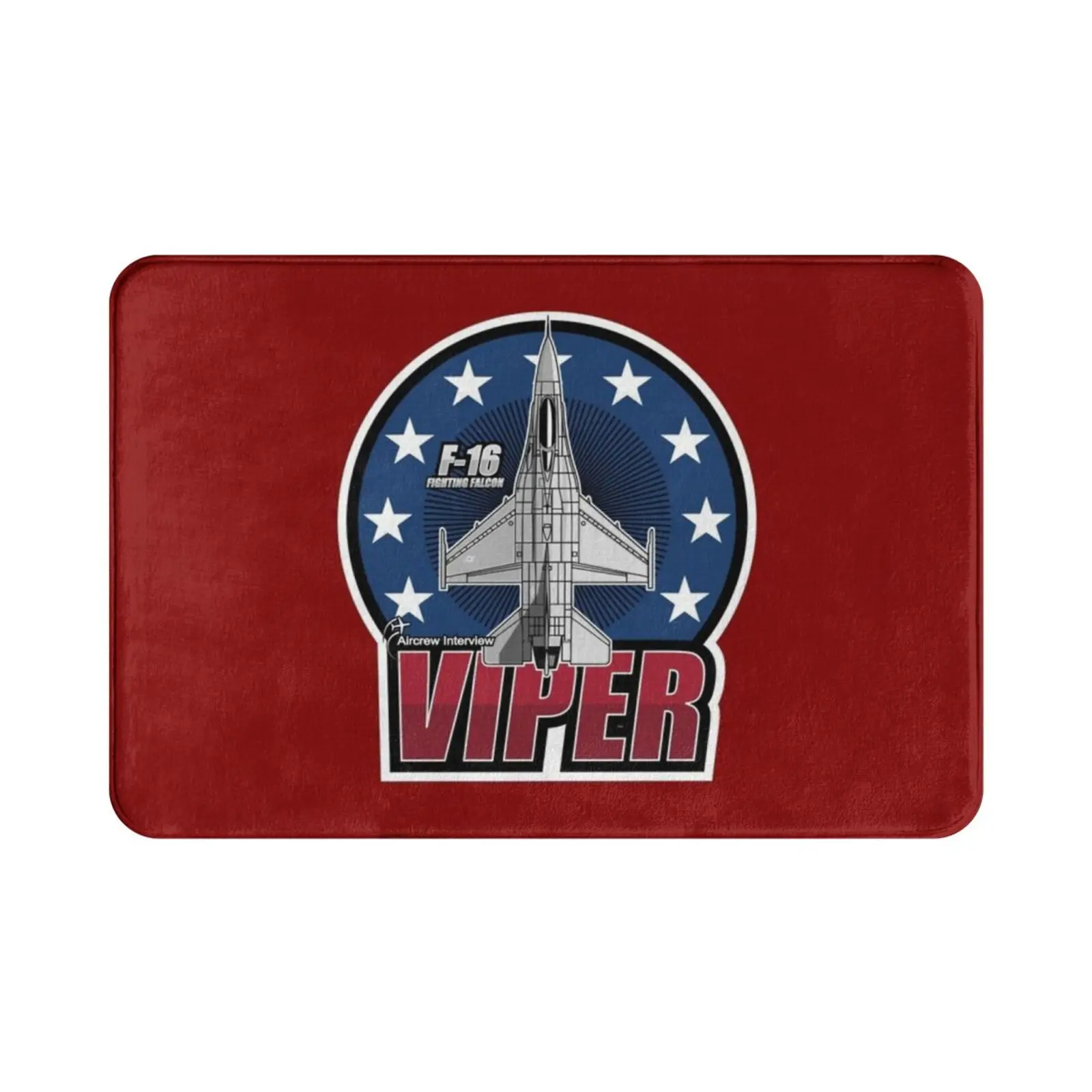 F-16 Viper Carpet Mat Rug Cushion F16 F 16 Viper F 16 Fighting Falcon F 16 Fighter F 16 Viper Pilot F 16 Viper Patches F