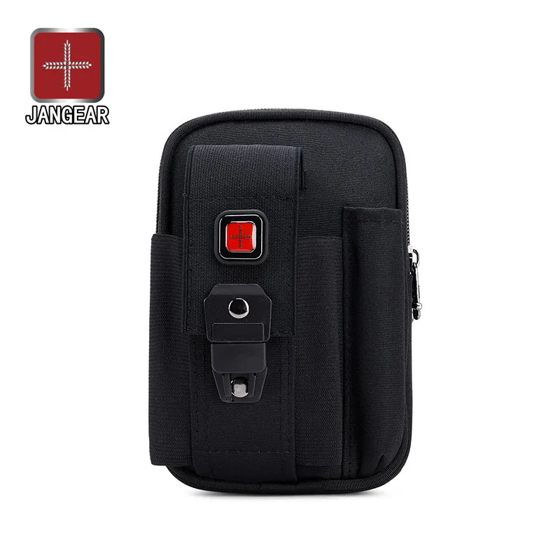 JANGEAR Męska torba na pasek Oxford Wodoodporna torba na telefon komórkowy Fanny Pack Pen Hold Shoulders Crossbody Hurtownia