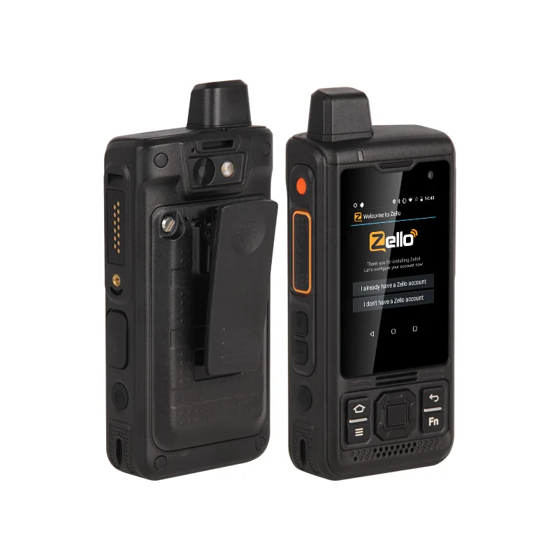 Uniwa b8000 ip68 impermeável poc walkie talkie 2.4 android android tela de toque android 8.1 quad core 8gm rom 4000mah nfc alto-falante 4g lte