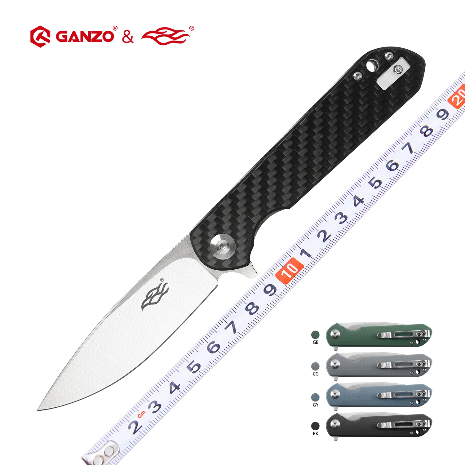 New Firebird Ganzo FH41 D2 blade G10 or carbon fiber handle folding knife tactical knife outdoor camping tool EDC flipper Knife