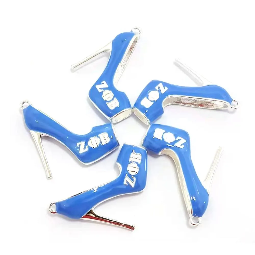 10pcs high heel shoe charms for women DIY jewelry accessories S18