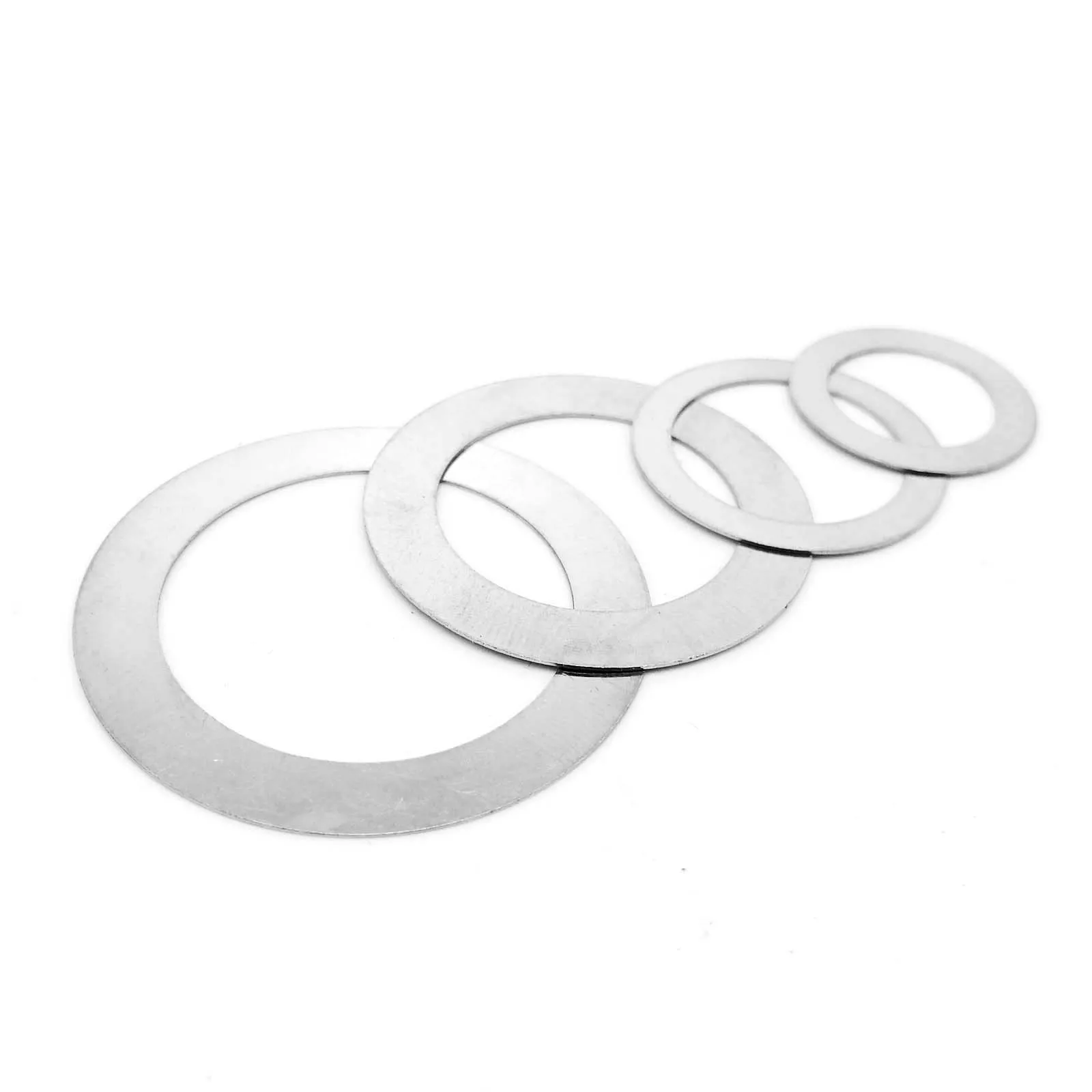 HZYUEGOU 0,1 bis 1 mm M2 M2,5 M3 M4 M5 M6 M8 M10 bis M40 Ultradünne Flachdichtung, Einstellbare Präzisionsdichtung, 304 A2 Edelstahl – Detail 4
