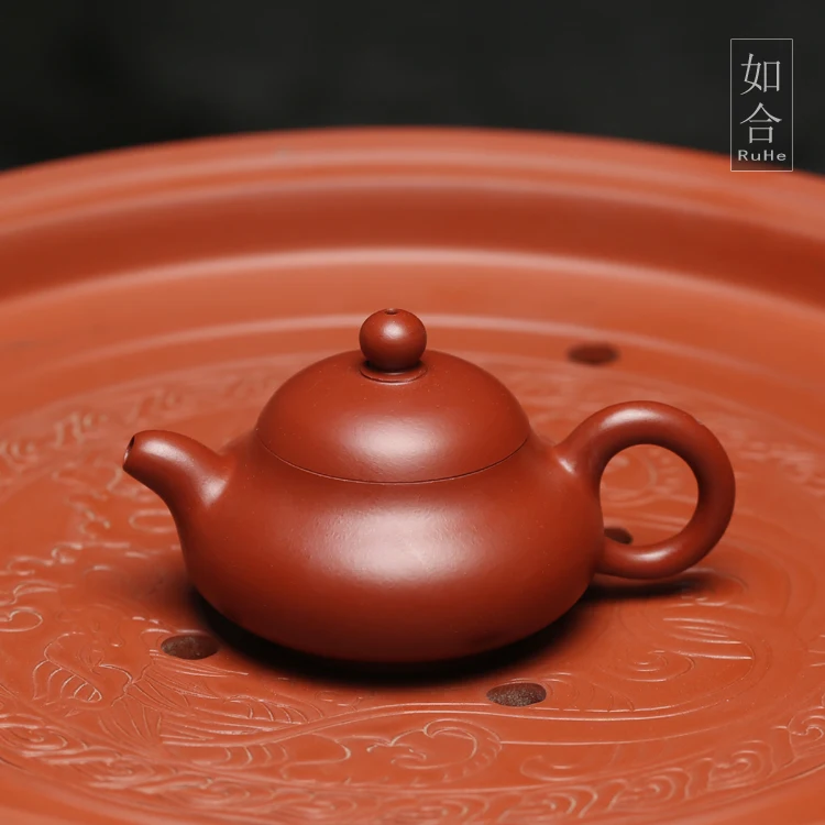 |Such as cream and undressed ore dahongpao yixing purple sand pot vivi Tan Jun chaoshan teapot small pot pot in hand