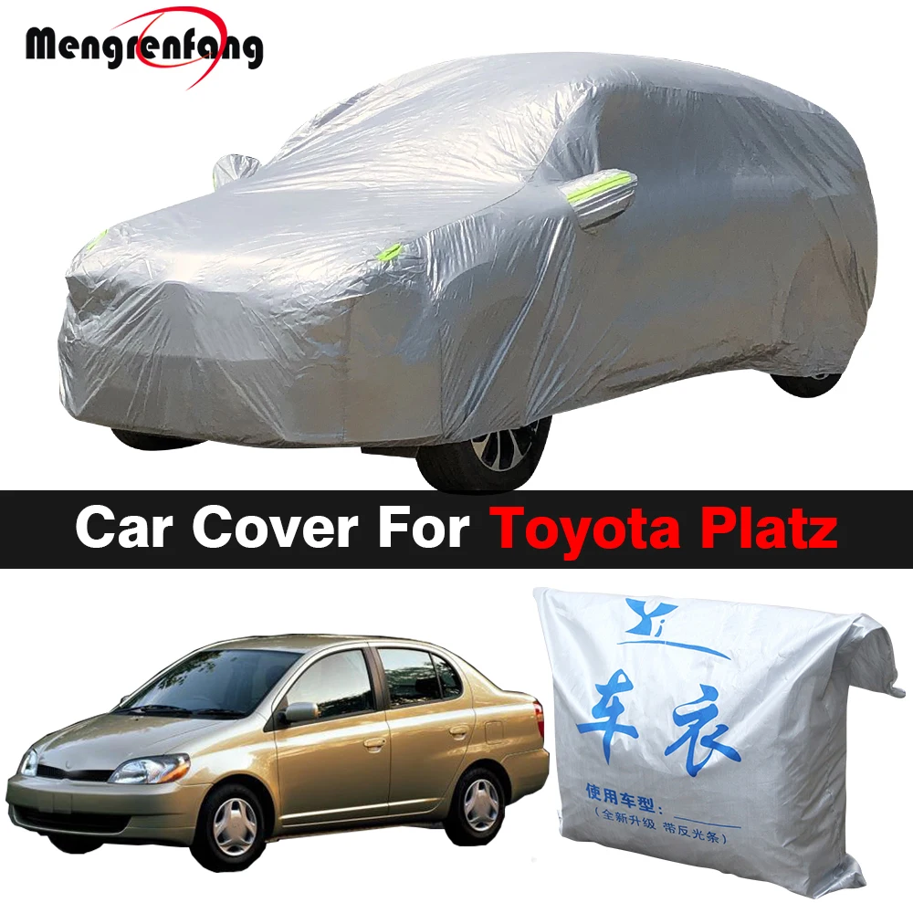 

Outdoor Car Cover For Toyota Platz Echo Auto Anti-UV Sun Shade Rain Snow Ice Dust Protection Cover