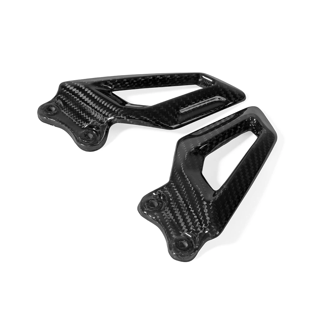 

Motorcycle Carbon fiber Foot peg Plate Rearset Heel Guard for BMW S1000RR 2020