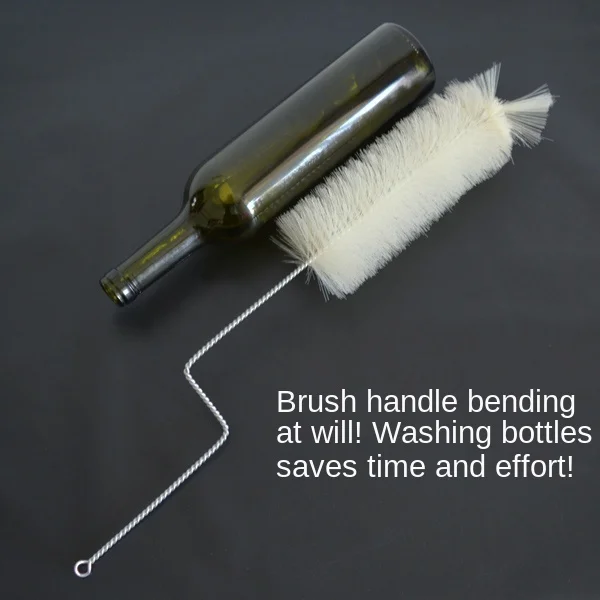 Wine Bottle Brush Home-Brewed Red Wine Brewing Tool Red Wine Brush Wine Washing Bottle Brush Wine Bottle Washing Bottle Brush