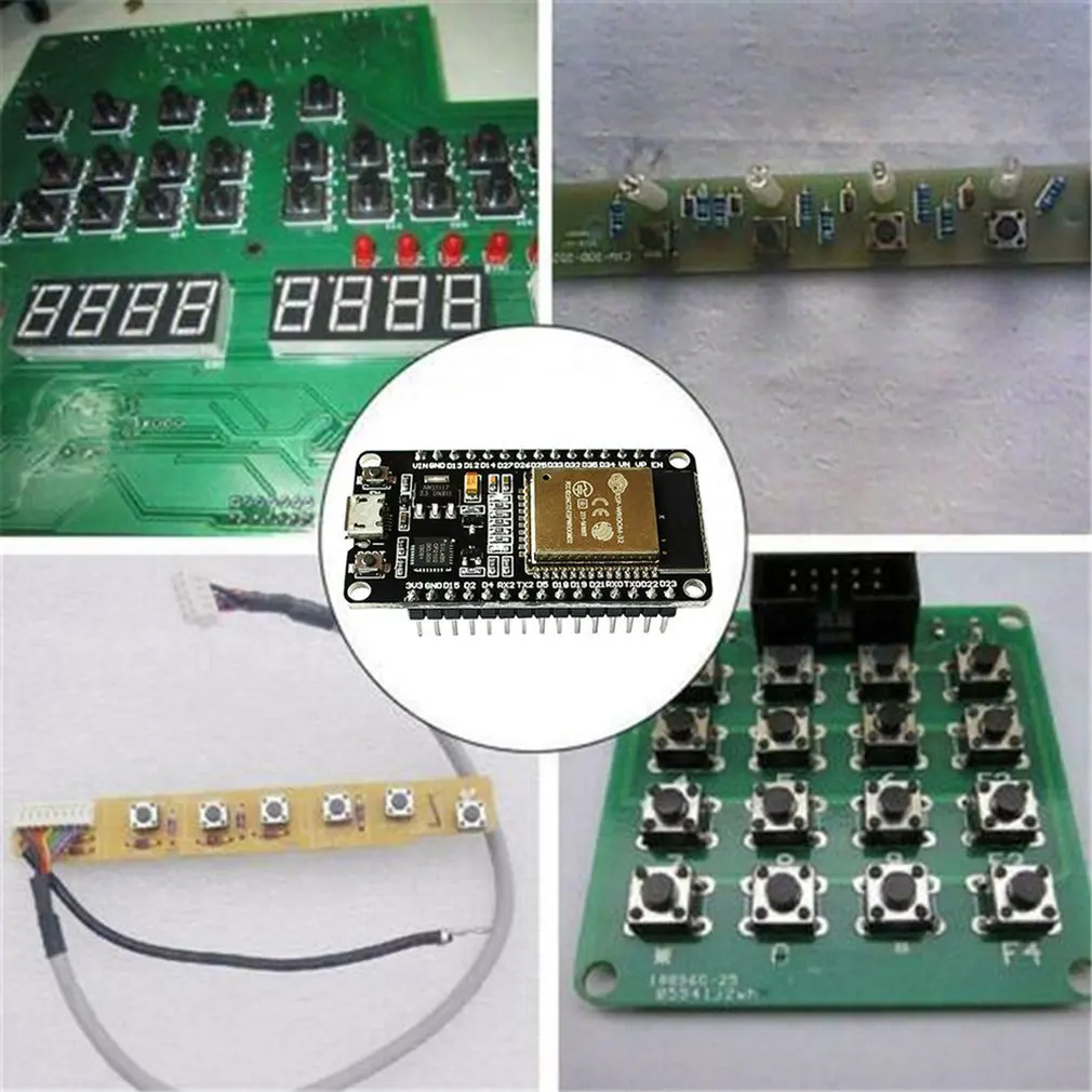 ESP32 Development Board Wireless WiFi +Bluetooth-compatible Dual Core CP2104 Filters Module 2.4GHz RF ESP32 High Quality