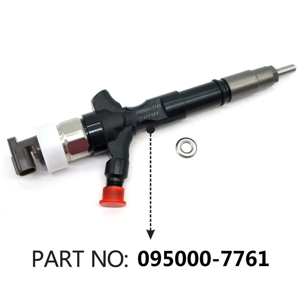 Common Rail Injector 23670-0L010 095000-7761 For Toyota HILUX VIGO 2KD 2Pieces/Lot