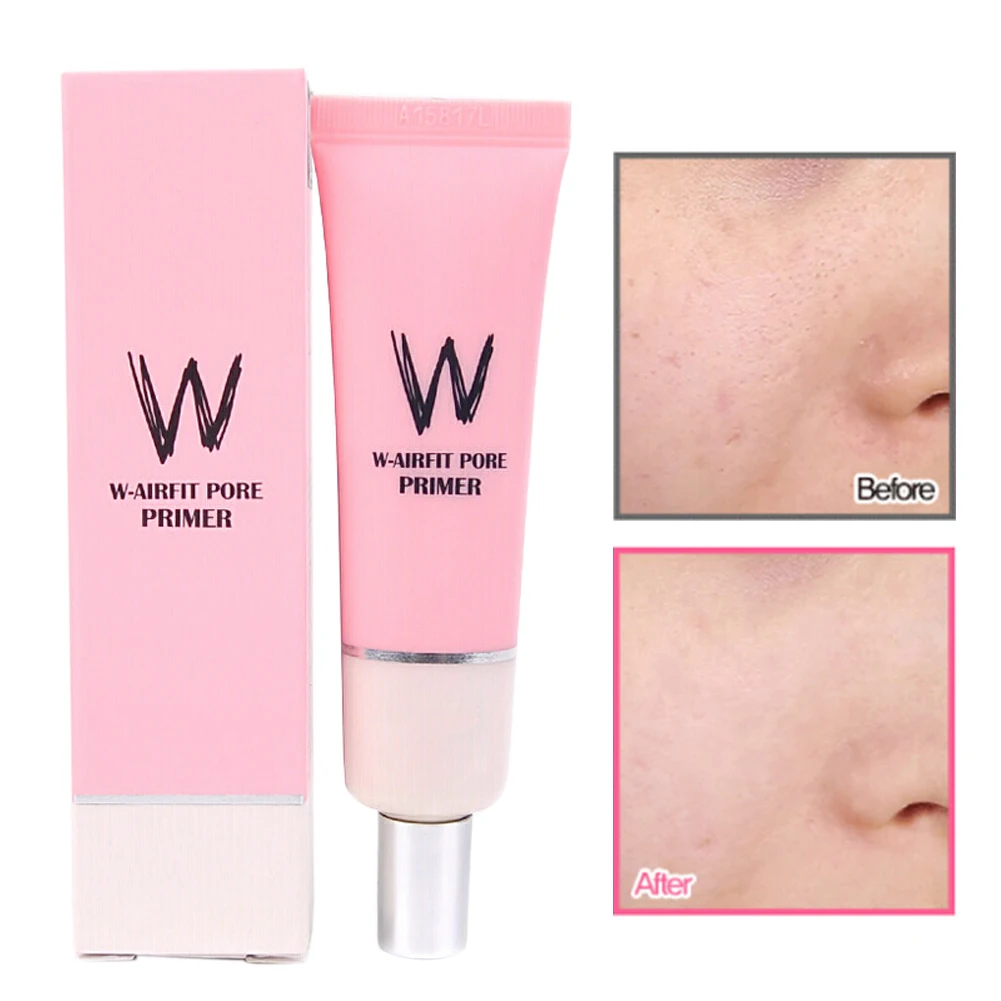 Geschenk Absorbieren Glatte Basis Feuchtigkeitsspendende Gesicht Erhellen Gesichts Primer Make-Up Unsichtbaren Poren Kosmetik Lang Anhaltende Isoliert Für Wlab