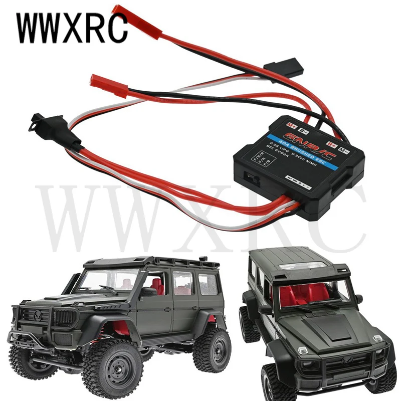 MN86K MN86KS MN86 G500 Modified ESC GN-21 40A Miniature Brushed ESC Two-way for MN91K MN45 MN99 WPL B14 C14 C24 RC Car