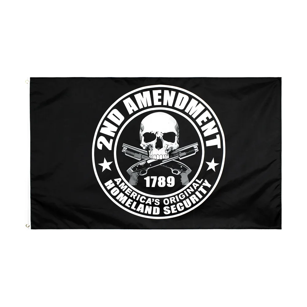 90x150cm 2nd Second Amendment Flag 1791 Vintage American Flags