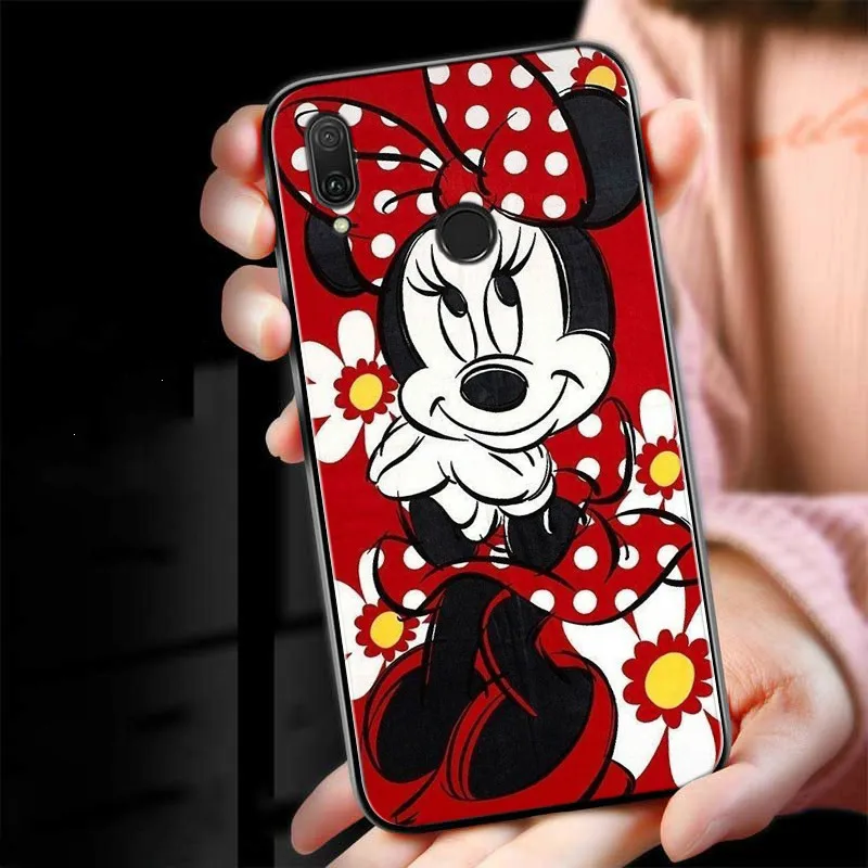 Soft Cover Disney Minnie Mouse For Huawei Y9S Y6S Y8S Y9A Y7A Y8P Y7P Y5P Y6P Y7 Y6 Y5 Pro Prime 2020 2019 Phone Case