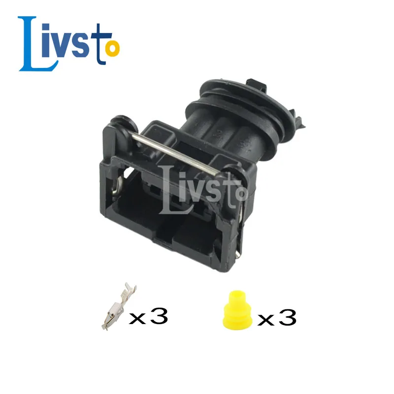 1/5/10 Sets 3 Pin Tyco Amp Junior Power Timer Connector JPT Automotive Plug MAP Sensor Socket 282191-1 DJ7033-3.5-21