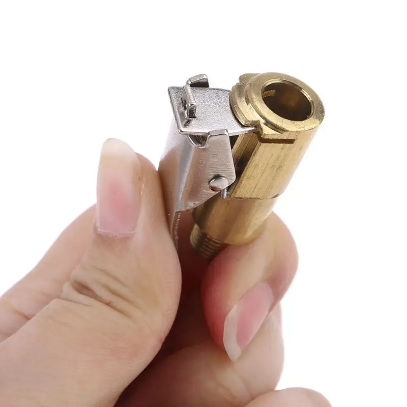 Tire Air Chuck Car Air Pump Thread Nozzle Adapter Accessories Fast Conversion Head Clip Type Nozzle for Inflator Gauge