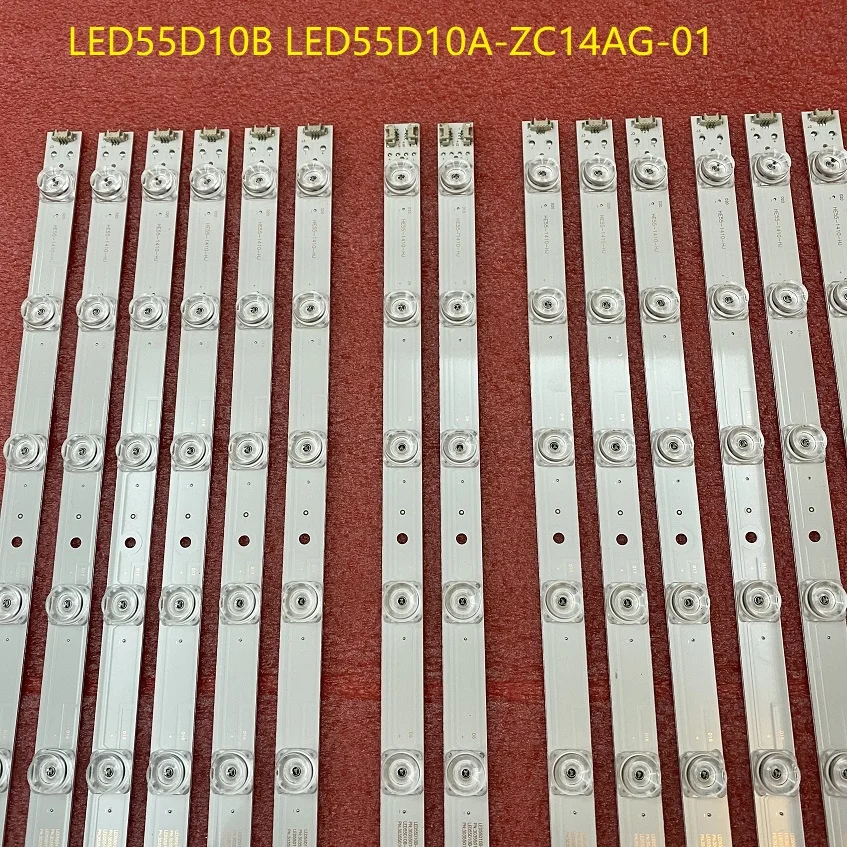 LED Backlight Strip for JVC LT-55UE76 LS55H510X H55V6000 TELEFUNKEN TF-LED55S37T2SU LED55K36U LED55K35U LC546PU1I01