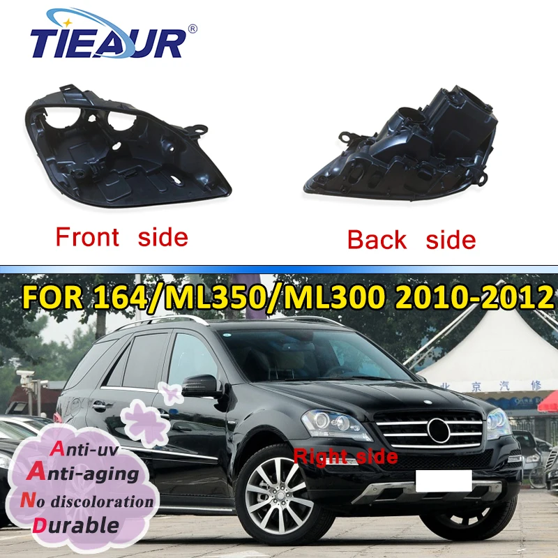 

Plastic Headlamp Back Cover Headlight Housing Base Plastic Black For 164 ML350 ML300 2010 2011 2012 Auto Replacement Parts DIY