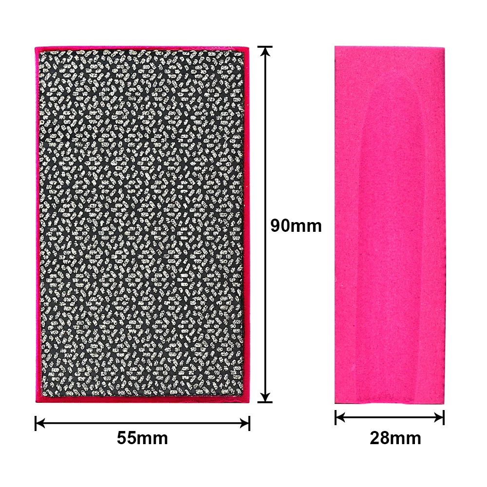 Diamond Hand Polishing Pads Diamond Pads Hand-Held Sanding Block for Grinding, Polishing Sharp Edges