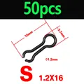 Talla S 50PCS Negro