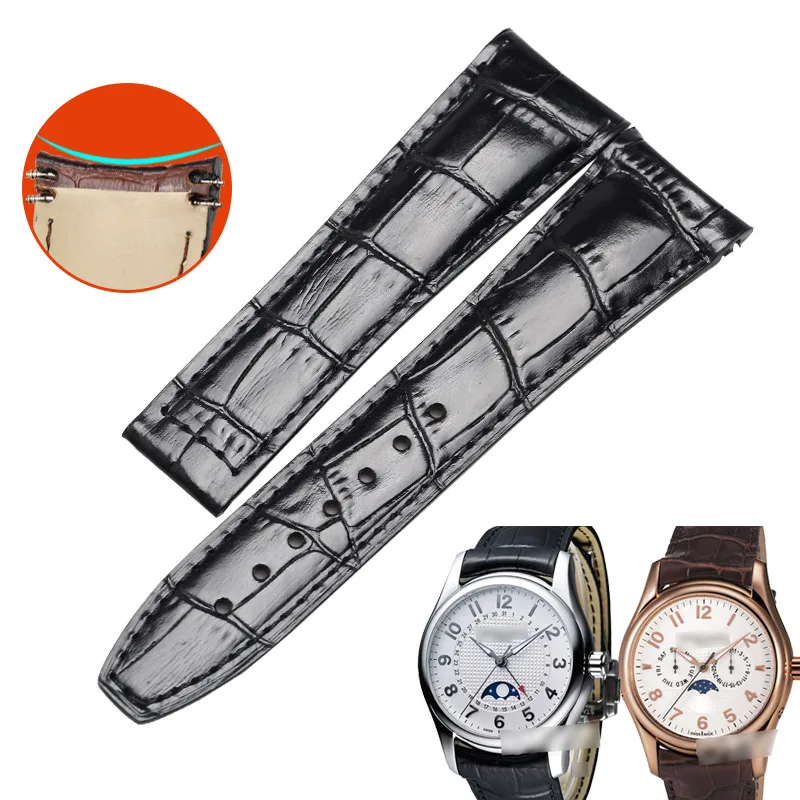 

WENTULA watchbands for Frederique Constant FC-330 calf-leather band cow leather Genuine Leather leather strap watch band