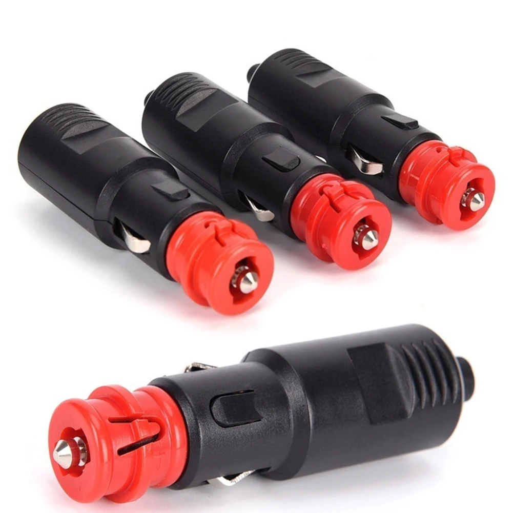 1/2/3Pcs Car Auto Lighter Male Plug Socket Adaptor Power Connection Car Accessories