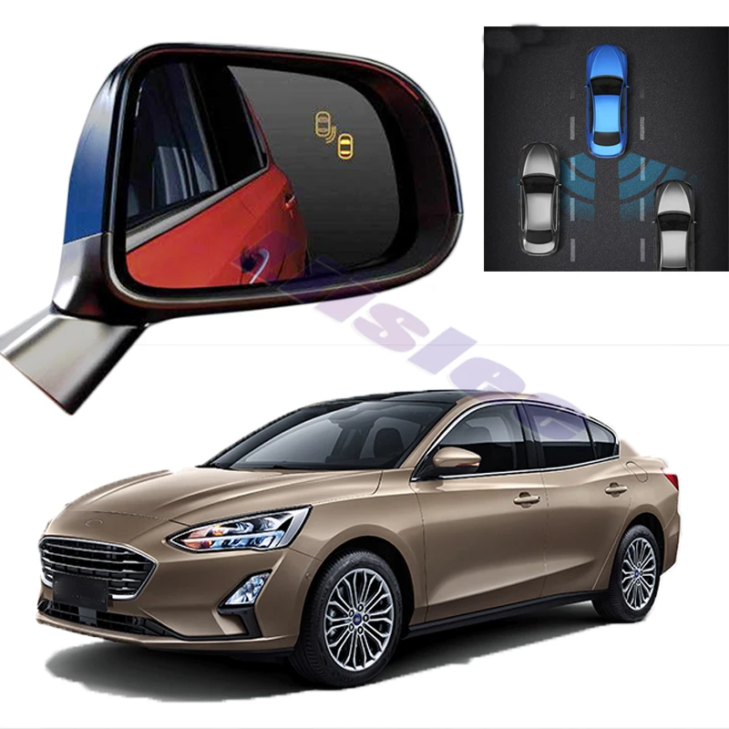 

Car BSM BSD BSA Radar Warning System Safety Driving Alert Mirror Detection Sensor For Ford For Focus MK4 2018 2019 2020