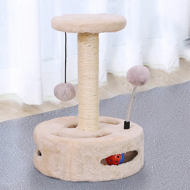 Novel and Funny Toy Climbing Frame Small Cat Nest Pet Supplies Gift Interactive Game Scratch Board