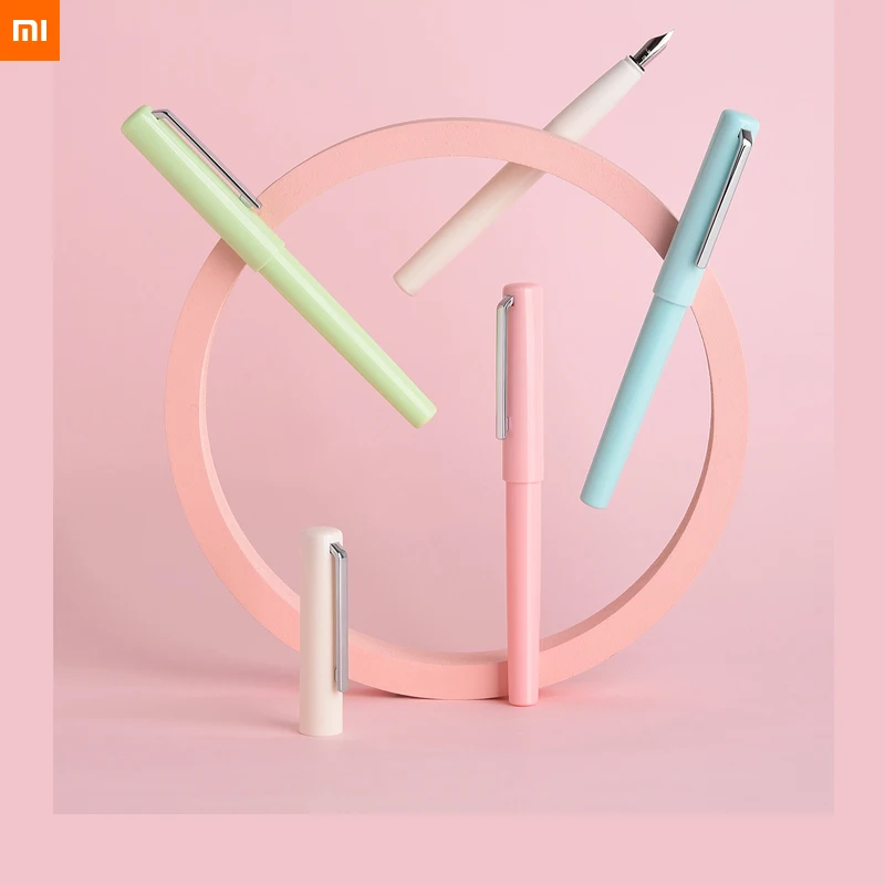 

new xiaomi kaco Fountain Pen EF nib with Ink Bag Storage Bag Calligraphy pen adult writing learning office stationery business