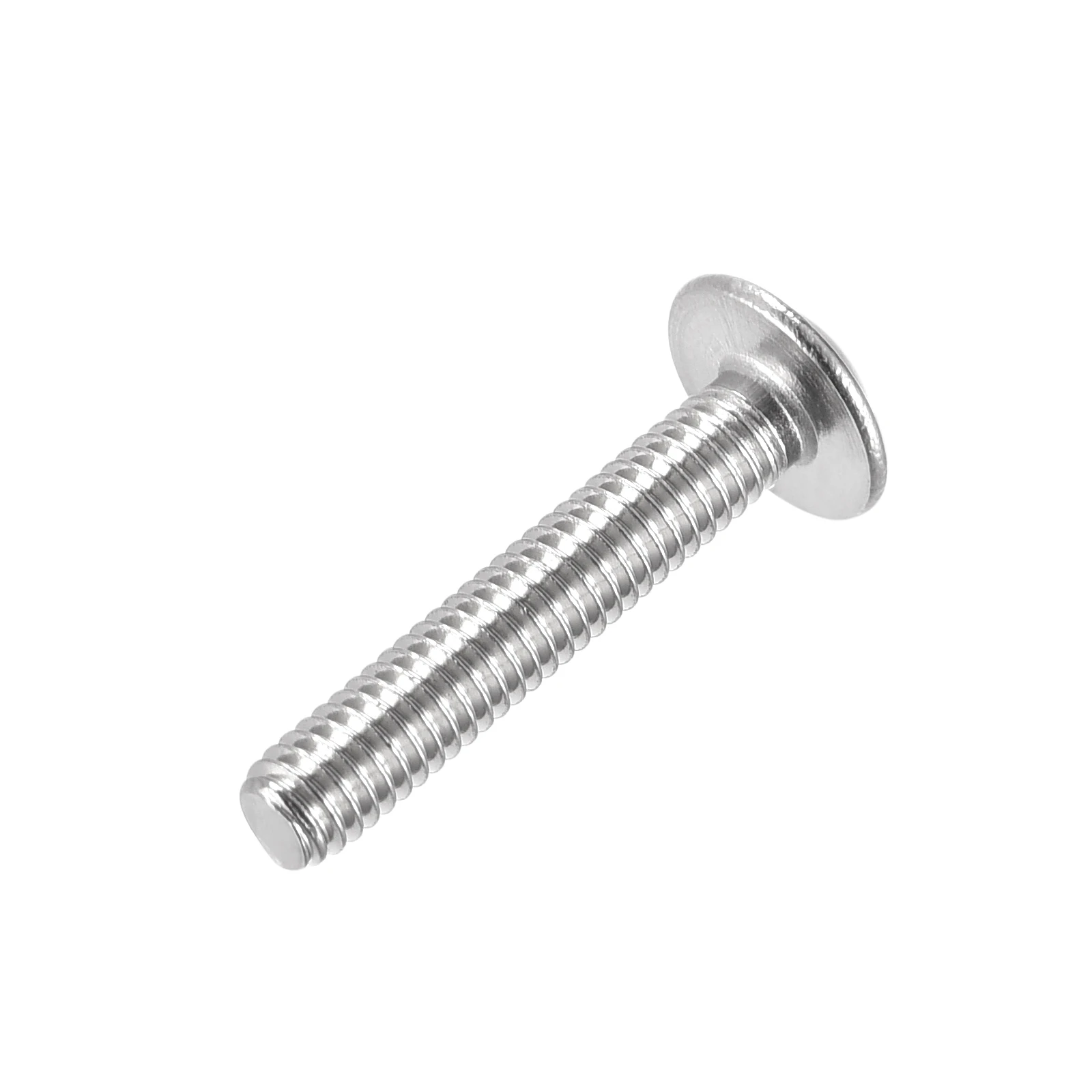 Uxcell M4x22mm viti a testa bombata flangiate in acciaio inossidabile 304 50 pezzi