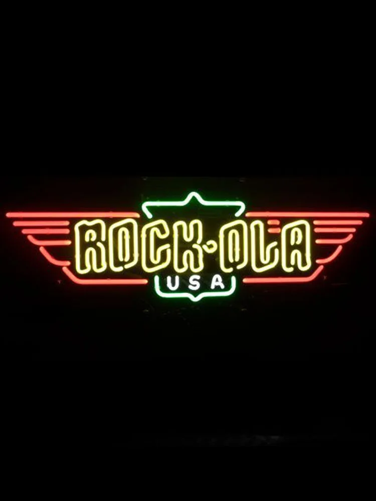 Neon Sign For RockOl Wings USA Beer bar club Lamps restaurant decorate light Hotel store DISPLAY BUSINESS Impact Attract light