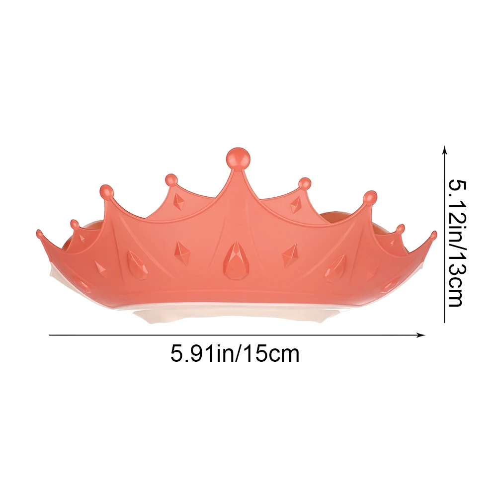 Baby Shower Cap Crown Adjustable Hair Wash Hat for Newborn Ear Protection Safe Children Kids Shampoo Shield Bath Head Cover